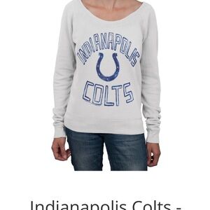 Women’s Junk Food Brand Indianapolis Colts football shirt size large